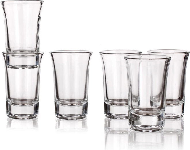 Odlivky 40 ml Value – sada 6 sklenených panákov