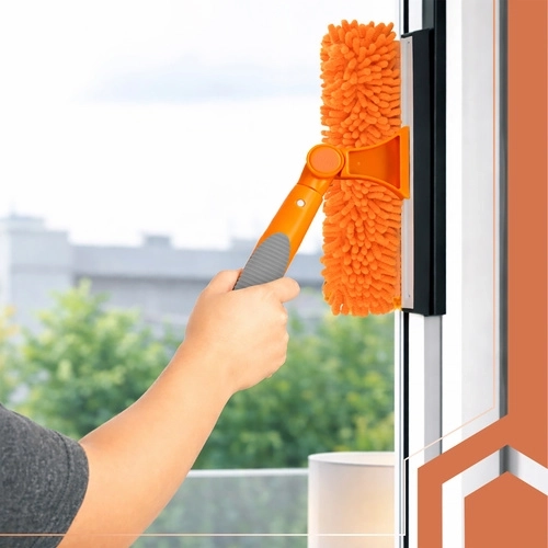 Otáčanie hlavice 180° pre ľahké čistenie rohov a hrán