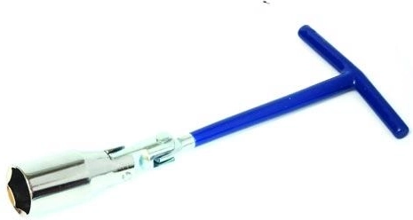 Kĺbový nástrčný kľúč na zapaľovacie sviečky 16 mm T