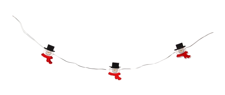 Roztomilé snehuliaky na každej žiarovke