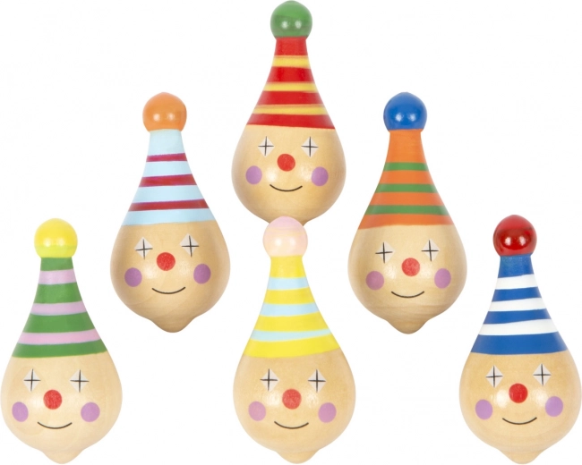 Drevená káča s motívom klauna SMALL FOOT