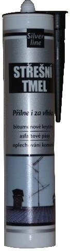 Strešný bitúmenový tmel 310 ml DEN BRAVEN Silver Line, čierny