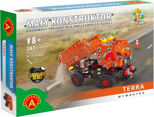 Malý konštruktér – cestná služba sklápač