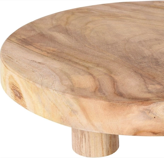 Masívne teakové drevo s prírodnou kresbou