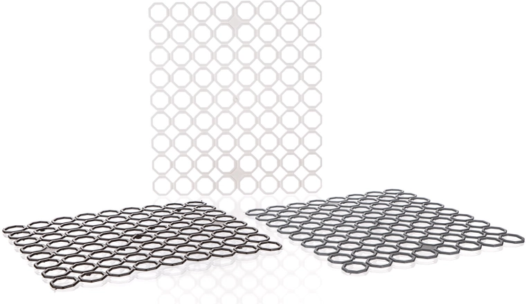 Podložka do drezu ACASSA 29,5 × 26,5 cm, plast PP, mix farieb