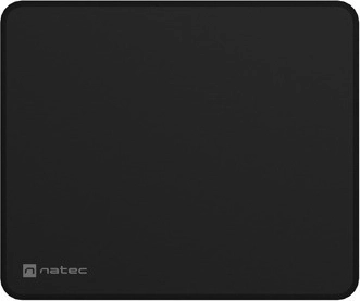 podložka pod myš NATEC Colors Series Obsidian Black 300 × 250 mm
