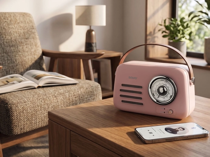 FM rádio s jednoduchým analógovým ladením