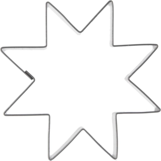 Vykrajovačka Orion hviezda z nehrdzavejúcej ocele 6 cm