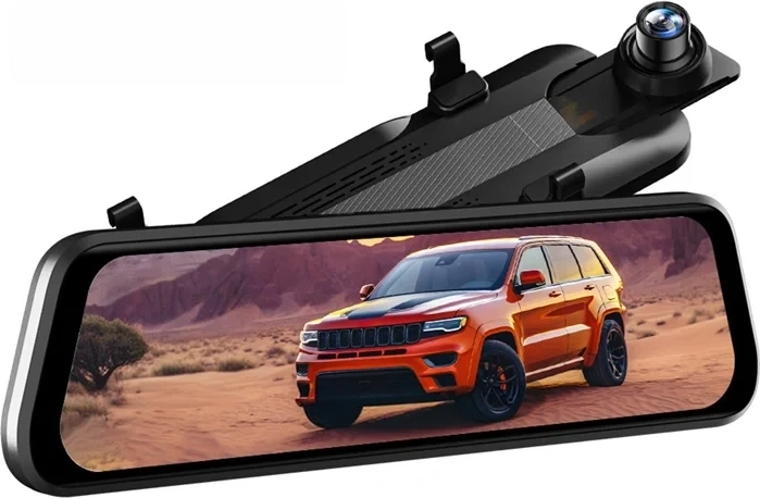 Palubná kamera WOLFBOX G930 4K so zadnou kamerou 1080p a 64 GB kartou