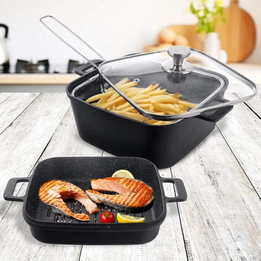 Všestranné použitie: fritovanie, grilovanie aj zapekanie