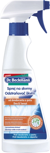 Odstraňovač škvŕn od dezodorantu a potu 250 ml DR. BECKMANN