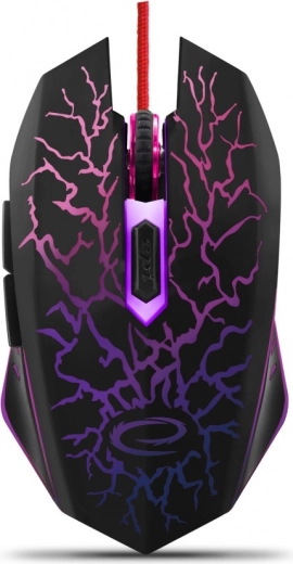 Esperanza drôtová herná myš s LED efektom a 2400 DPI