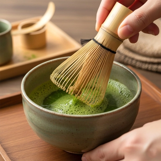 Hladká matcha s jemnou penou