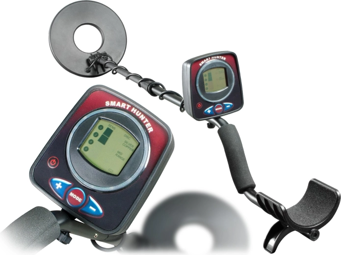 Detektor kovov Cobra Tector s LCD displejom a vodotesnou cievkou 215 mm