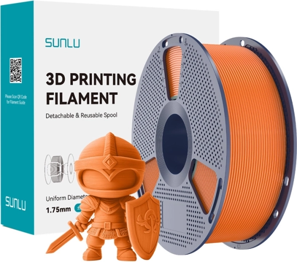 Sunlu PLA+ filament slnečne oranžový