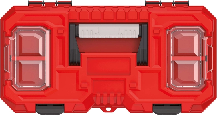 Dva priehľadné organizéry vo veku