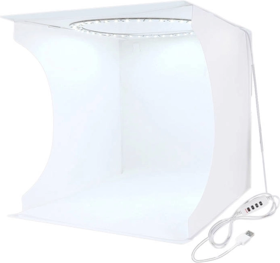 Beztieňový fotostan PULUZ 30 cm s LED osvetlením
