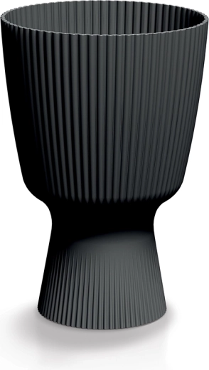 Kvetináč Milly Round 18,8 cm uhoľný