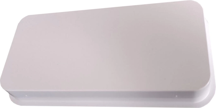 Plochá zátka 110 × 55 mm z plastu pre potrubie