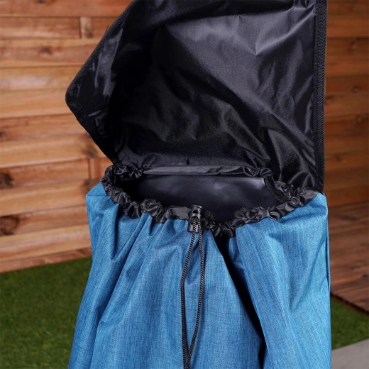 Priestranná taška so šnúrkou a chlopňou