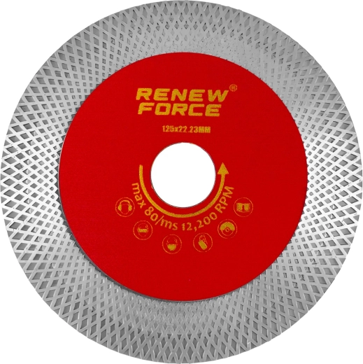 Diamantový kotúč Renew Force 125 mm 2v1 na rezanie a brúsenie