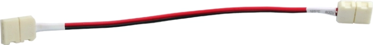 Solight prepojovací kábel pre jednofarebné LED pásy 10 mm, zacvakávacie konektory, 15 cm - 1 kus