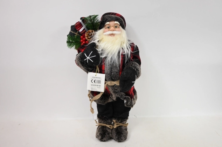 Vianočná figúrka Santa Clausa (Dedo Mráz) 45 cm