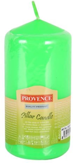 Parafínová sviečka valec zelená 65 × 125 mm