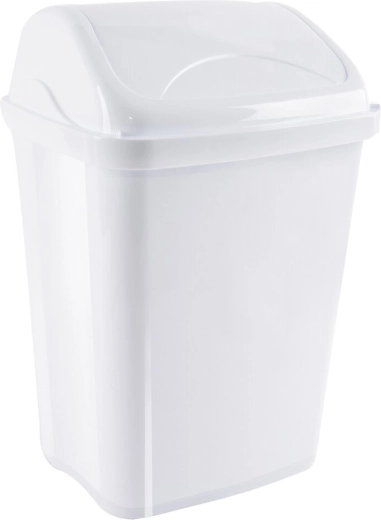 Vittario odpadkový kôš s kolískovým vekom 10 l biely