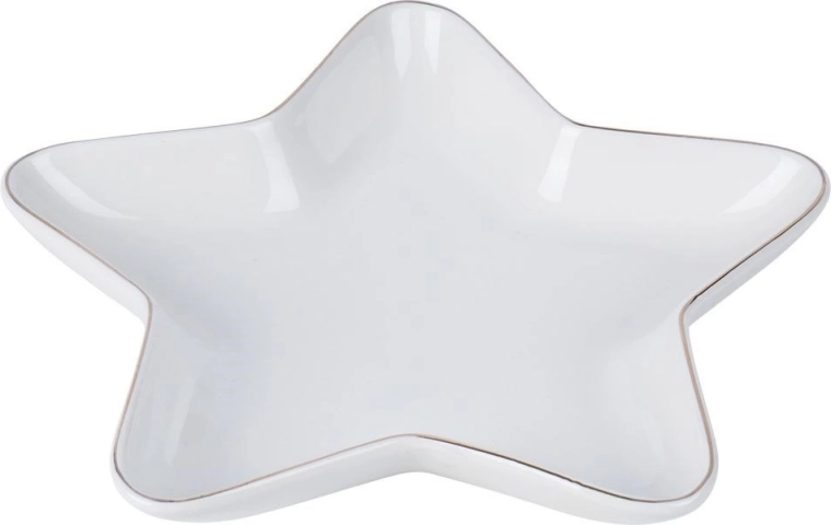 Štýlový hviezdicový tvar na sviatočné stolovanie