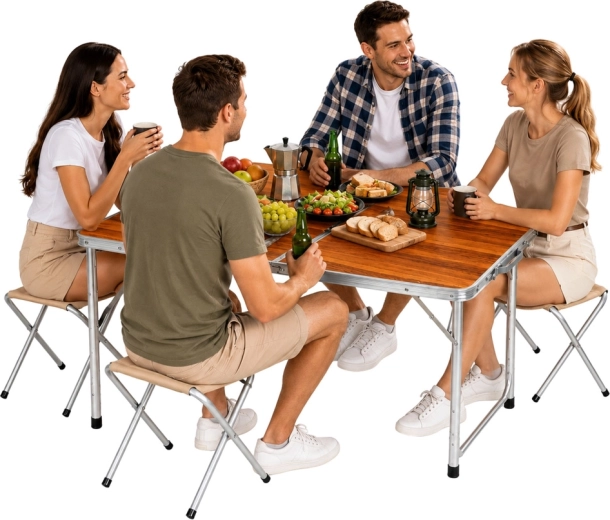 Set pre 4 osoby: stôl + 4 stoličky