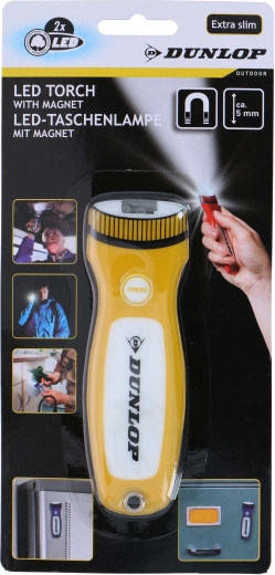 Baterka DUNLOP 2× LED s magnetom