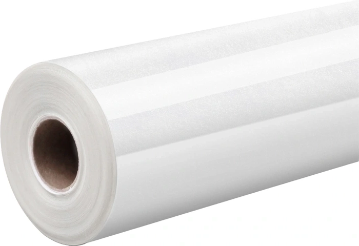 HTVRONT trblietavá termotransferová fólia 30,5 × 90 cm biela