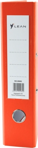 Pákový zakladač A4 75 mm oranžový