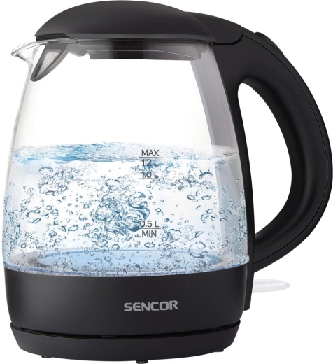 Sencor sklenená rýchlovarná kanvica 1,2 l