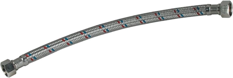 Nerezová pripojovacia hadica M1/2" × M3/8", 30 cm