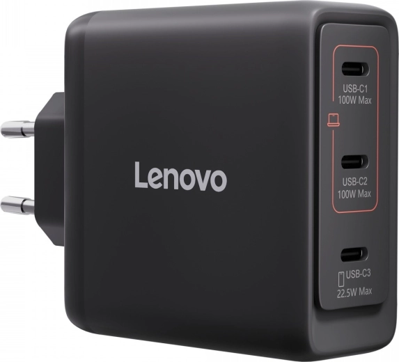 Lenovo viacportová nabíjačka USB‑C GaN 100 W