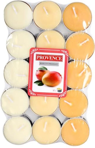 Vonné čajové sviečky Provence mango 30 ks