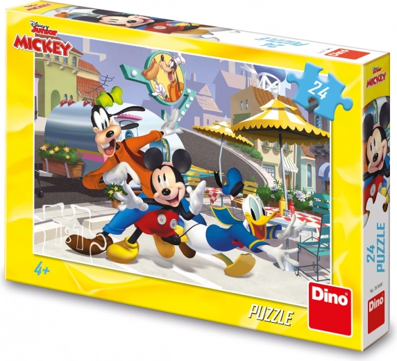 Dino puzzle Mickey a priatelia