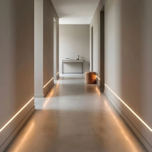 Elegantné zakrytie LED pásika