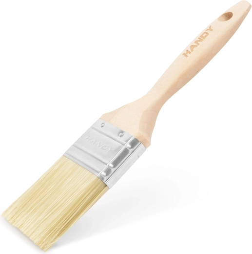 Plochý maliarsky štetec s drevenou rukoväťou 63 mm