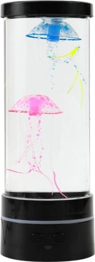 LED lampa s plávajúcimi medúzami – stredná
