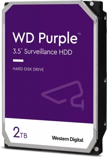 Pevný disk WD Purple 2TB pre sledovanie