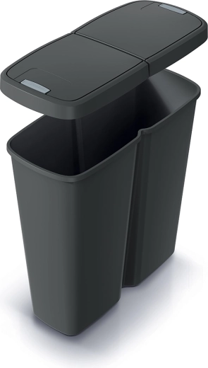 Prosperplast Compacta Q Duo odpadkový kôš 50 l na triedenie odpadu