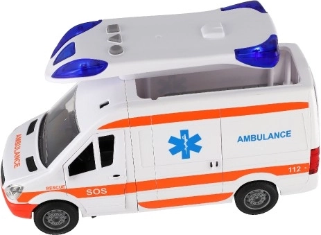 Svetelné a zvukové efekty ako pri skutočnej sanitke