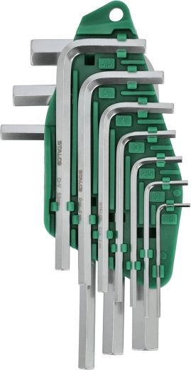 Sada imbusových kľúčov STALCO HEX 1,5–10 mm (10 dielov) CrV