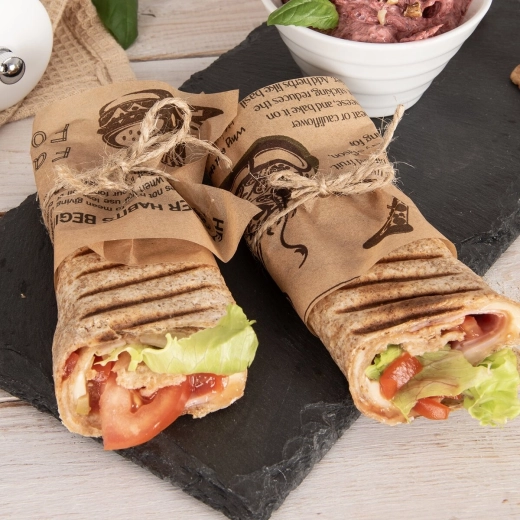 Motív novín pre moderný street‑food vzhľad