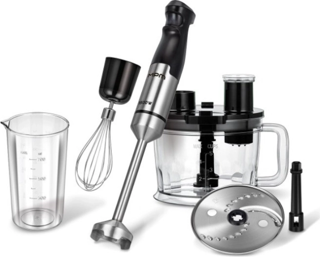 Tyčový mixér set MBL-39M 1500 W so sekáčikom a krájacím kotúčom