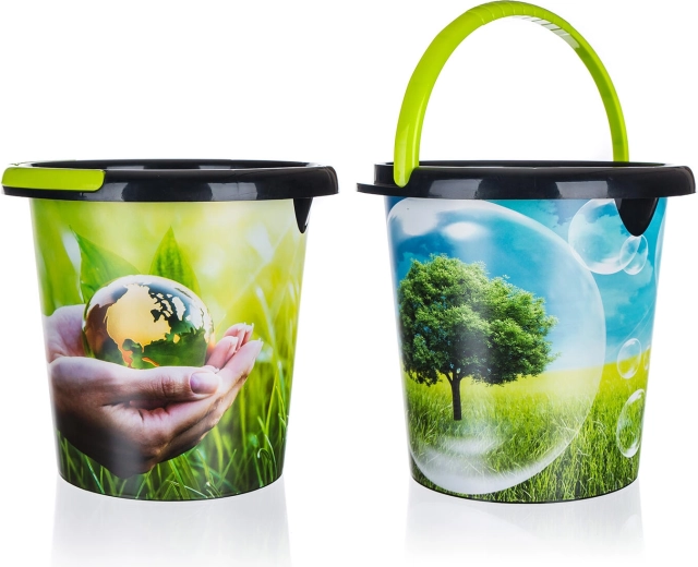 Eco vedro s výlevkou 10 l z recyklovaného plastu