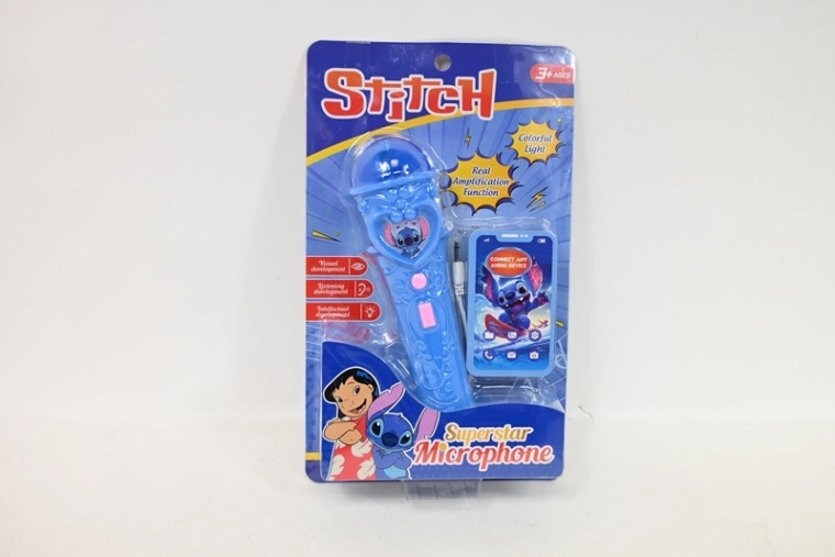Mikrofón Stitch so svetelnými a zvukovými efektmi